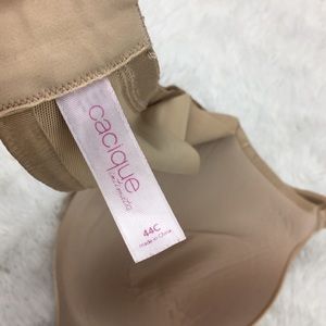 Cacique Intimates & Sleepwear - cacique 44C tan bra wire padded mesh Cacique Intimates & Sleepwear - cacique 44C tan bra wire padded mesh